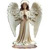 Generic Splendida decorazione a croce con ali d'angelo, statua commemorativa con ali d'angelo, decorazione commemorativa 2D in acrilico da parete o scrivania, ricordo religioso per casa, ufficio, chiesa