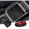 GAFAT Compatibile con VW Tiguan 2/ Seat Tarraco 2016-2023 Scatola Portaoggetti per Console Centrale, V W Tiguαn MK2 Organizer per Braccioli, Vano Portaoggetti (Rosso)