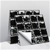 IGTOPS Adesivi per piastrelle, autoadesivi 3D a mosaico per piastrelle, cucina, bagno, camera da letto, impermeabili, adesivi per decorazione piastrelle, pellicola di cristallo in PVC, 10 x 10 cm (D, 30)