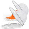 Eiito Rondella per cappelli per lavatrice, pulitore per cappelli da baseball con gabbia per telaio e borsa a rete (confezione da 2 pezzi) di colore bianco