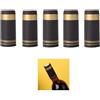 Starnearby 100 Pezzi Capsule Termorestringenti per Bottiglie, Capsule Bottiglie Vino in PVC, Cappucci Termoretraibili per Bottiglie Vino, Copri Tappi Termoretraibili Bottiglie Vino