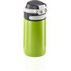 Leifheit Flip Borraccia termica 350 ml, Borraccia acciaio con chiusura ermetica e resistente al calore, Pratico thermos caffè portatile, verde kiwi