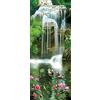 A.Monamour Adesivo Porta Autoadesiva Paesaggio Naturale Della Cascata Di Montagna Vinile PVC Adesivi per Porte Interne 3D Pellicola Adesiva Poster Sticker Murale Parete Carta da Parati
