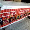 madeokoltd XL-Tovaglie a tema per feste di compleanno per bambini, cartoni Disney, tovaglia per feste, stoviglie, Roblox, Spiderman, Toy Story, Frozen, principesse Disney, Minnie e Mickey Mouse (Roblox)