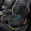 RECAT Cuscino in memory foam per conducente di camion, cuscini per sedia da ufficio con cinghia regolabile, supporto ergonomico per la schiena e sollievo dalla sciatica per lunghi viaggi, essenziale