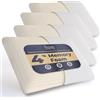 The White Stone Set da 4 Guanciali Memory Foam 40 x 70 cm | Altezza 11 cm | Cuscini Cervicale Ipoallergenici, Ergonomici e Traspiranti | Funzione Antisoffoco e Rinfrescante