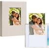 GmwyCzV Album Fotografico Personalizzabile, Album Foto Piccolo 13x18 Fai da Te, 26 Pagine Scrapbook con Copertina Rigida Carta, Scrapbooking per Anniversario di Matrimonio Nozze Valentino