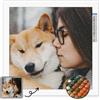 Yihariye Personalizzato Kit Pittura Diamante, 5D Diamond Painting Personalizzato Con Foto, Diamante Quadrato/Rotondo, Per La Decorazione Di Arte Domestica, Varie Dimensioni Disponibili