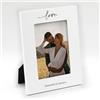 Generic Cornice San Valentino portafoto personalizzata con nome. Cornice per foto idea regalo coppia. Stampa inclusa. (15 x 20 cm | VERTICALE, Amore 2)
