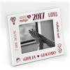 Generic Cornice San Valentino portafoto personalizzata con nome. Cornice per foto idea regalo coppia. Stampa inclusa. (18 x 13 cm | ORIZZONTALE, Amore 5)