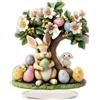 Generico Decorazione coniglietto pasquale | Decorazione da tavolo in acrilico con albero di Pasqua Decorazione affascinante del coniglio di Pasqua, per interni ed esterni