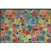 Wash+Dry tappeto Flower Power 50x75cm, adatto per interni ed esterni, lavabile