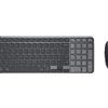 Dell Tastiera wireless Dell Pro 7 KM746, con tecnologia RF wireless e Bluetooth, interruttore a levetta, layout QWERTY, colore grafite, include il mouse