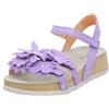 Think! Pantofole da donna in pelle koak, Linen Kombi 4000, 41 EU