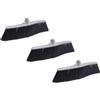 Apex 3x Scopa Snella per Interni - Ultra Sottili per Spazi Stretti - Setole Morbide per Superfici Delicate - 37 x 4 x 12 cm