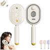 Generic Pettine elettrico per massaggio a cuscino d'aria, Pettine elettrico per massaggio a cuscino d'aria, Pettine elettrico per massaggio spray, Per capelli bagnati e asciutti, Strumento portatile per lo