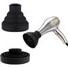 YZJJYG Diffusore per essiccatore,Diffusore essiccatoio universale,Diffusore capelli ricci,Diffusore pieghevole in silicone portatile,diffusore di pronuncia universale (nero)