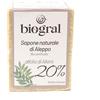 Generico BIOGRAL - Sapone Naturale Saponetta Corpo, Mani, Viso Tradizionale con Olio di Oliva e Alloro 20% (Pack da 1) Detergente Viso Sapone Solido Consigliato per Pelli Sensibili Delicate Idea Regalo
