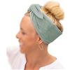 Papierdrachen Fascia per capelli da donna in mussola da legare - Nastro nodo - Fascia - Accessori per capelli - Autunno ed Estate - Turchese -