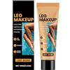 Vaethy Leg Makeup Concealer, crema coprente impermeabile per vene varicose, tono della pelle uniforme (marrone chiaro)