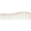 Dioche Pettini a Denti Larghi Spazzola per Capelli Districante Senza Manico Spazzola per Capelli Grande a Denti Larghi per Pettine per Shampoo da Salone per Uomo e Donna(chiaro)