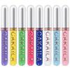 MKNZOME Eyeliner Colorati 10 Colori Glitter Waterproof Lunga Durata Impermeabile Brillantini Make Up per Trucco Cosplay della Festa Nuziale