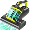 HYCHIKA BETTER TOOLS FOR BETTER LIFE HYCHIKA Battimaterasso - 16kPa Aspirapolvere per materassi Antiacaro con luce UV-C,ad ultrasuoni,60°C, aria calda,doppio ciclone, rimuove il 99,2% degli allergeni, per materassi, letti,divani