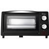 ARDES GUSTAVO DARK 10L Forno Tostapane Piccolo 10 L - 800 W - Termostato 100-230 °C - Timer 60 min con Spegnimento Automatico - Doppio Vetro - Mini Forno Compatto con Vassoio e Griglia
