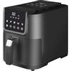 Ardes ARFRYA10L INFINITY - Friggitrice ad aria sottile XL da 5 litri con touch screen digitale, timer da 60 minuti, 5 programmi e cavità antiaderente super profonda
