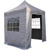 All Seasons Gazebos All Seasons Gazebos, 2 x 2 m, Resistente, Completamente Impermeabile, Gazebo Pop-up con 4 Pannelli Laterali Superiori/pareti Laterali