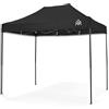 All Seasons Gazebos: Gazebo Pop-up 3x2m Completamente impermeabil - Nero