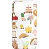 Jelly-Style Cat Custodia per iPhone 16 Pro Max Gatto di peluche in stile gelatina