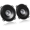 JVC CS-J510X, Altoparlanti biconici da 13 cm, Potenza di Picco di 250W, Woofer in Mica da 13cm, Magnete in ferrite, Risposta in frequenza di 40-20,000Hz, Surround Ibrido, Nero