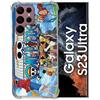 Cokitec Cover in vetro temperato per Samsung Galaxy S23 Ultra Manga One Piece Sunny