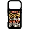 Leadership Humor Quote Co Custodia per iPhone 17 Pro Non sono prepotente, so solo cosa dovresti fare in modo divertente
