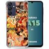 Cokitec Cover rinforzata per Samsung Galaxy A15 4G / 5G Manga One Piece Nakama