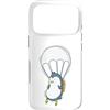 Skydiving fall jump fly tandem parachute Custodia per iPhone 17 Pro Paracadutismo pinguino con paracadute