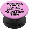 Diva Attitude Makeup Artist Lash Tech An Mascara Diva Attitude Thick Tolerance Thin MUA Introvert PopSockets PopGrip Adesivo