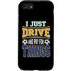 Football Dad Soccer Player Parent Papa H Custodia per iPhone SE (2020) / 7/8 Io solo guido e pago per le cose Soccer Dad