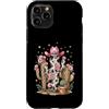 Cactus Country Charm Custodia per iPhone 11 Pro Cowgirl Cactus Cappello Rosa Leopard Mucca Stampa Stelle