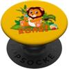PluppoRoo Designs CUB LEONE BABY IN PANNOLINO CON BOTTIGLIA PopSockets PopGrip Adesivo