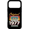 Vintage Birthday Collection Custodia per iPhone 17 Pro Max Originale 1977 Vintage Cassette Birthday Edition