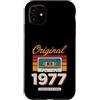 Vintage Birthday Collection Custodia per iPhone 11 Originale 1977 Vintage Cassette Birthday Edition