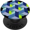 Nerd gadgets for Nerds and Geeks cubo matematica 3D magia nerd illusione PopSockets PopGrip Adesivo