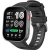 Amazfit Bip Max 50mm Smartwatch, Display AMOLED da 2.07, Autonomia fino a 20GG, GPS, 4GB, Mappe Offline, Fitness Tracker, Hybrid Training, 150+ Modalità Sportive, HYROX, 5 ATM per Android e iPhone