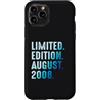 Limited Edition August 2008 Legendary Ye Custodia per iPhone 11 Pro Agosto 2008 Compleanno 2008 Edizione Limitata