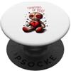 Dark Humor Voodoo Doll Art Thinking Of You - Bambola voodoo, giocosa, umorismo scuro PopSockets PopGrip Adesivo