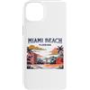 Miami Beach Florida Surfing Surf Ocean V Custodia per iPhone 14 Plus Miami Spiaggia