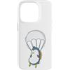 Skydiving fall jump fly tandem parachute Custodia per iPhone 14 Pro Paracadutismo pinguino con paracadute