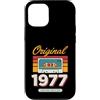 Vintage Birthday Collection Custodia per iPhone 12/12 Pro Originale 1977 Vintage Cassette Birthday Edition